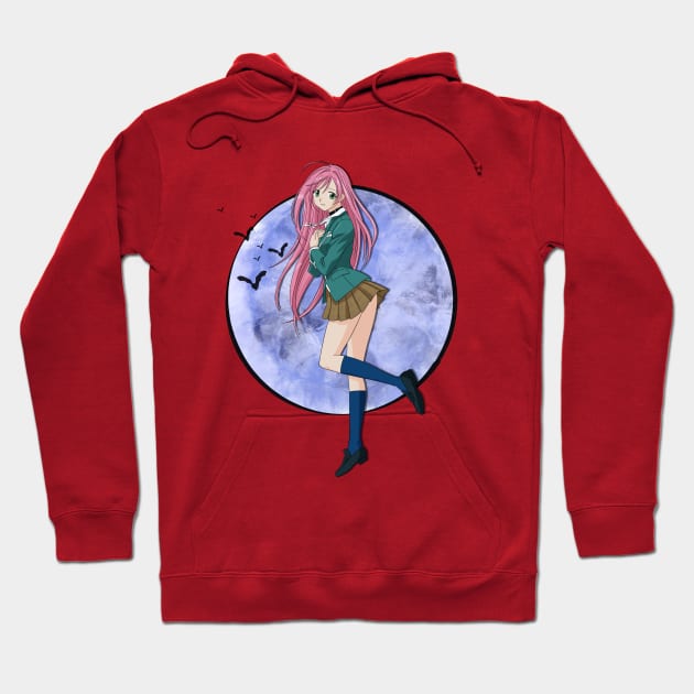 Rosario + Vampire - Outer Moka Hoodie by Nykos